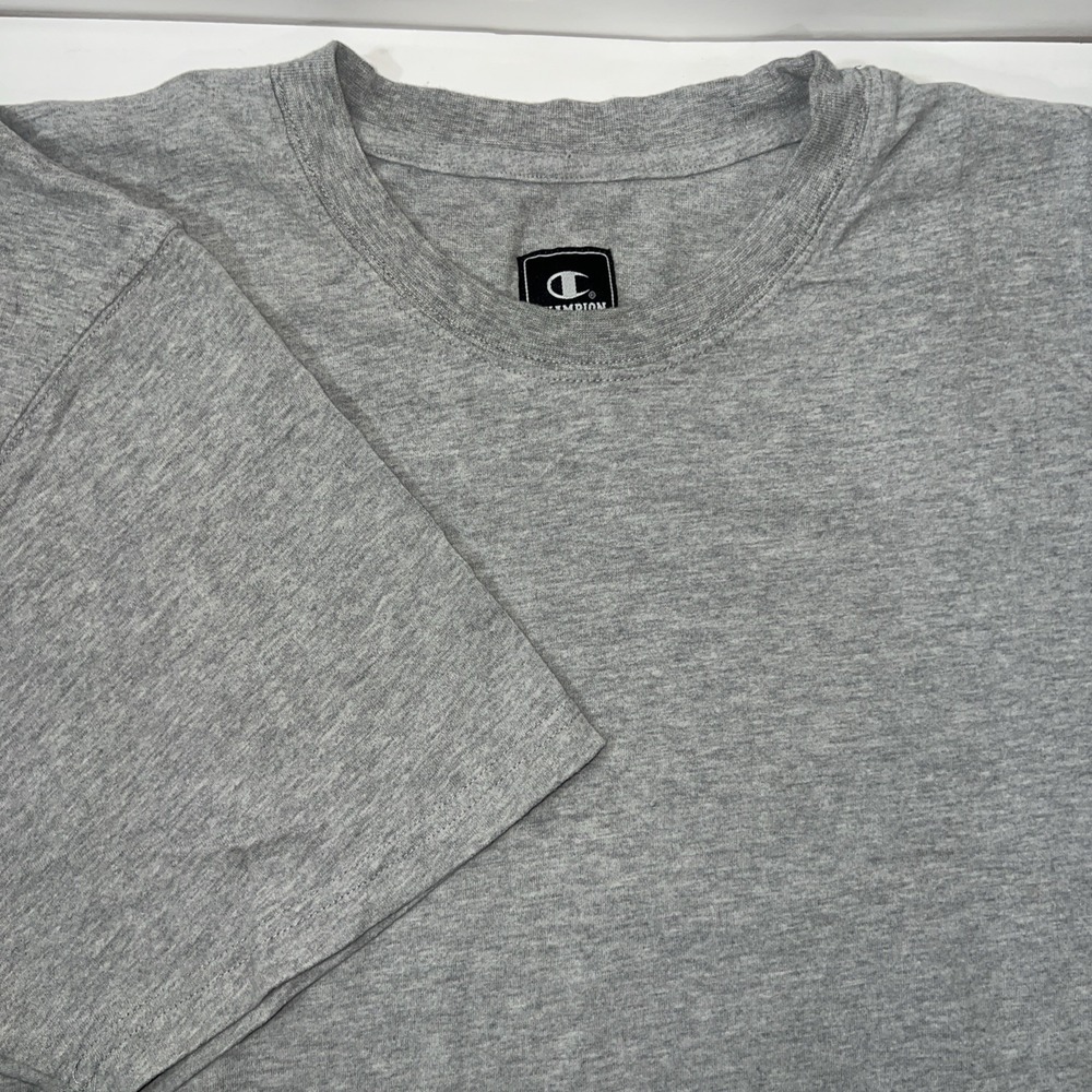Champion Gray Heather T-Shirt‎ XL Made in Jordan T1912-806 100% Cotton